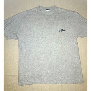Vintage 90s No Fear T Shirt XL Gray At 200 Feet Graphic USA Double Sided